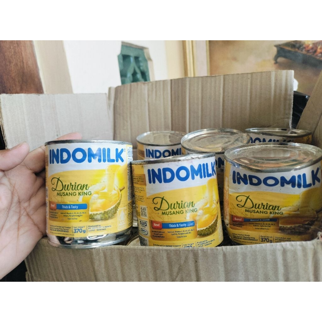 

Indomilk susu kental manis durian kaleng