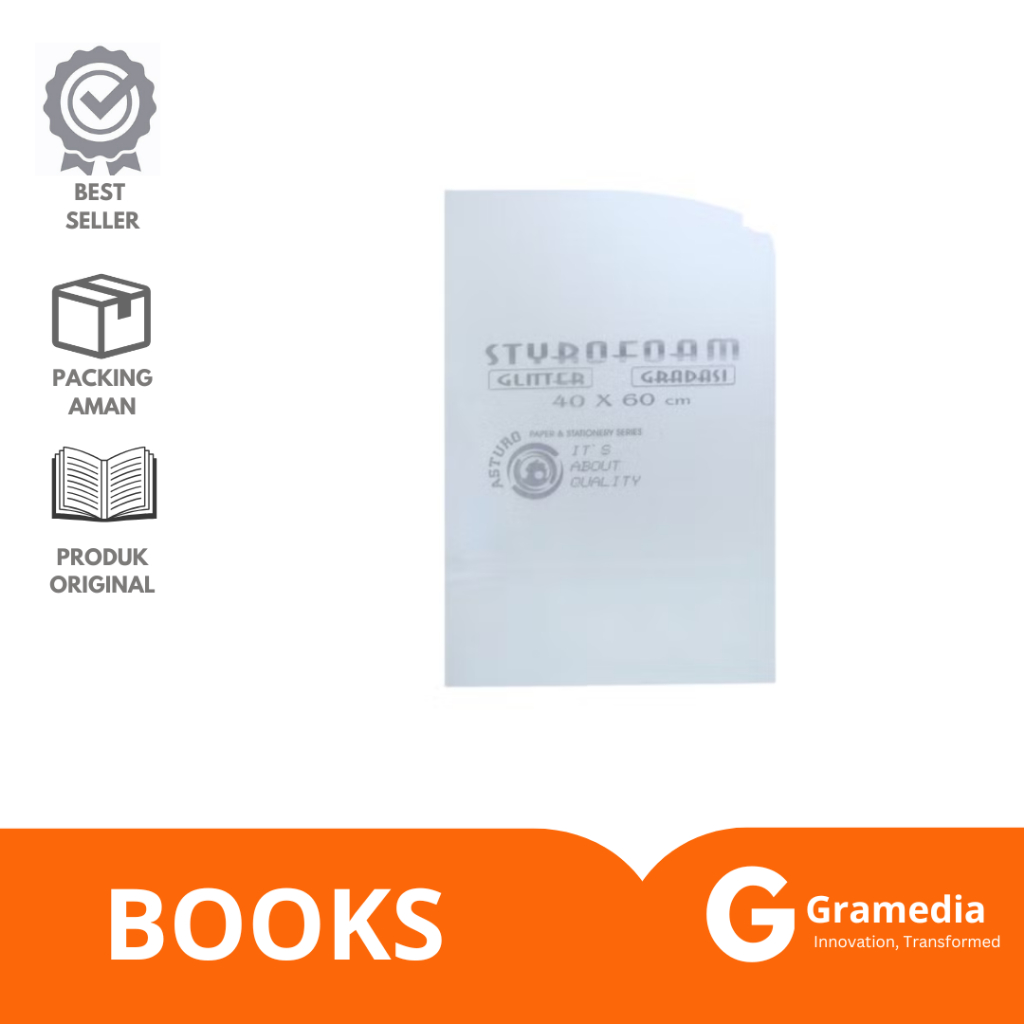 

Gramedia Lampung - Sterofoam Putih Asturo 40 X 60 Cm