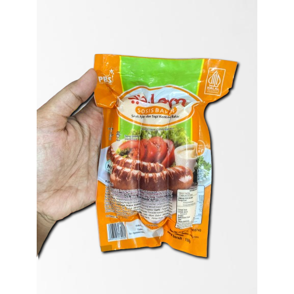 

(ISI 3) SALAM SOSIS BAKAR 150 GRAM / AYU PUTRI FROZEN FOOD