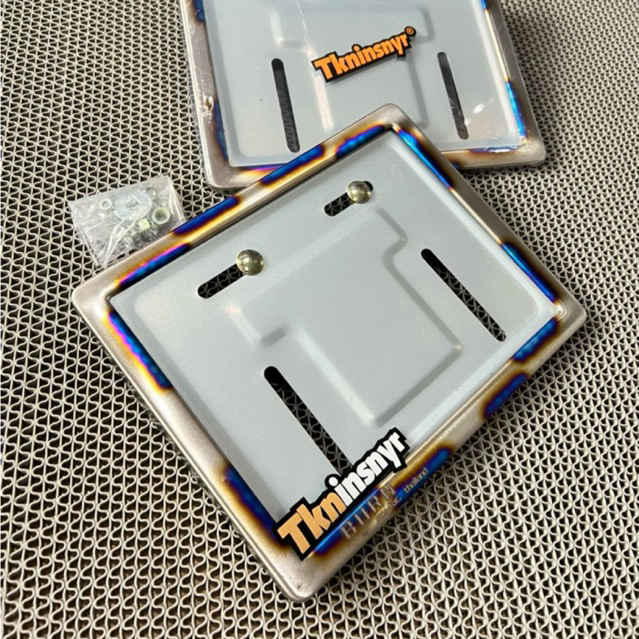 Bingkai Frame Plat Nomer Belakang BURN Thailand Original Universal Pcx Vario BeAT Stylo Scoopy