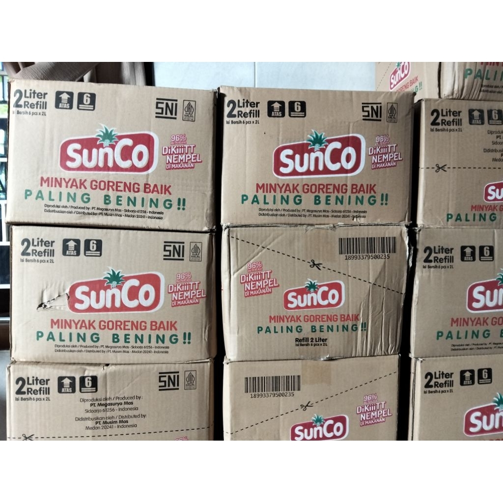 

SUNCO MINYAK GORENG 2 LITER/KARTONAN