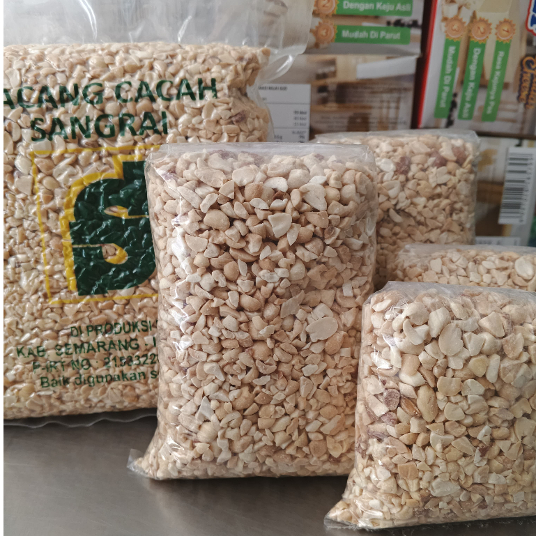 

KACANG CACAH SANGRAI KEMASAN 500G - REPACK KEMASAN 100 GRAM | 250 GRAM