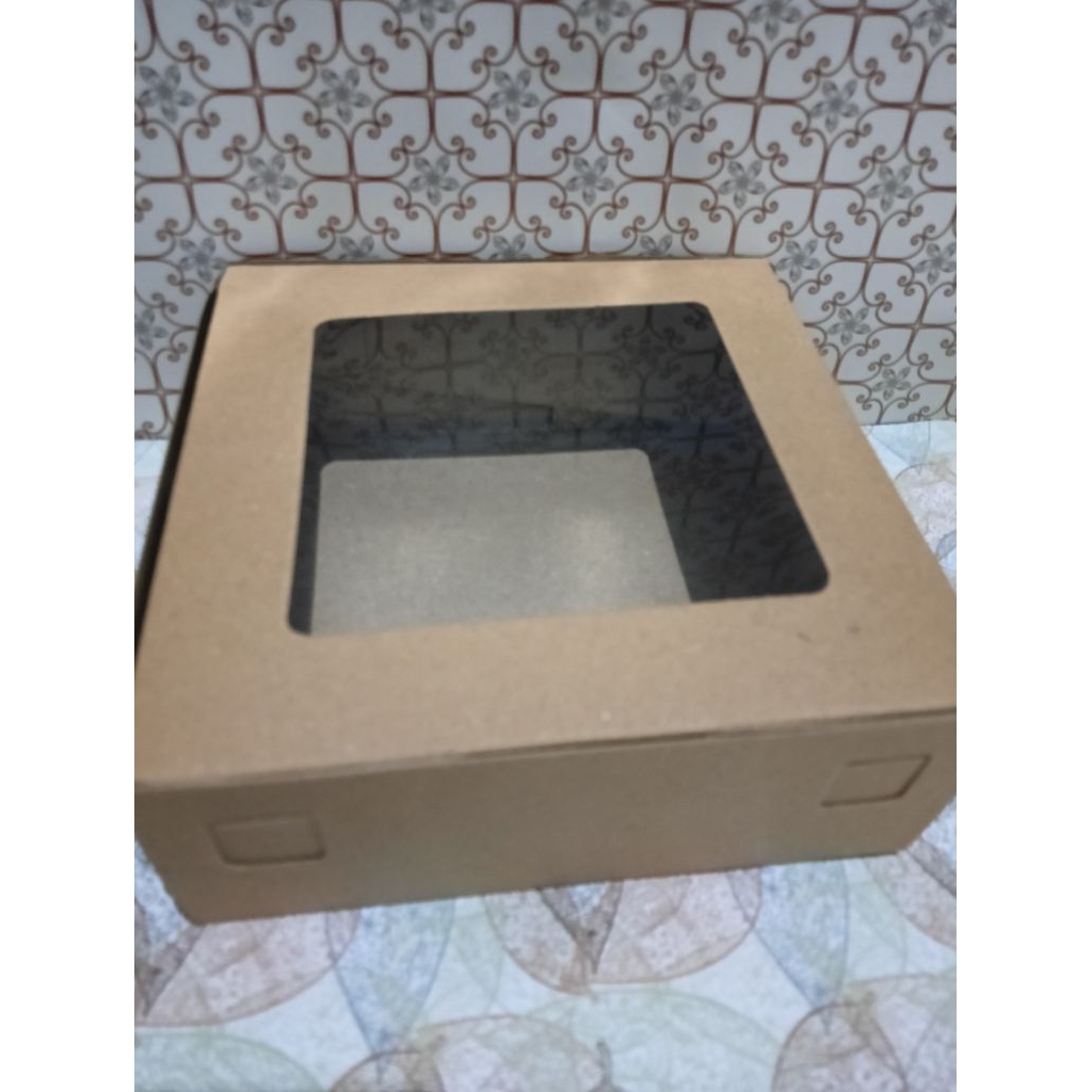 Kotak/box/Dus chiffon cake 22x22x10.
