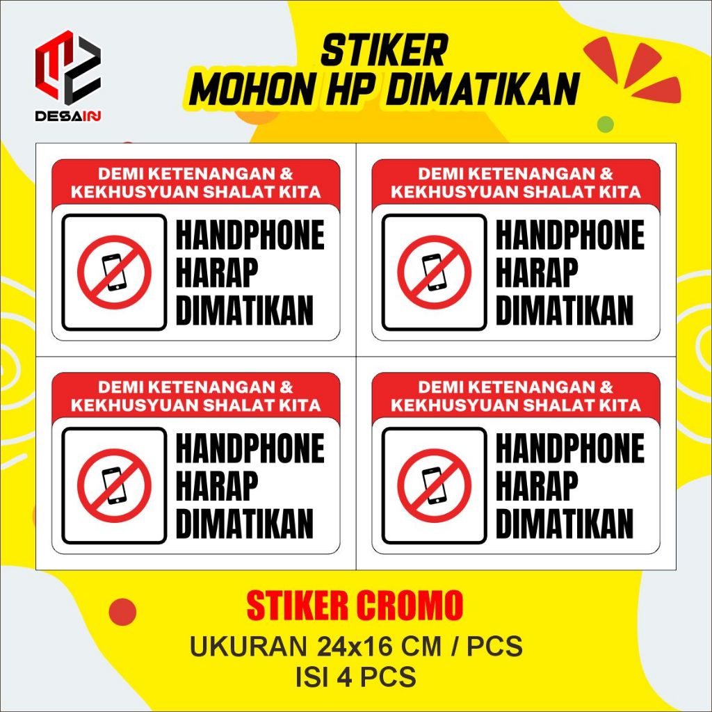 

STIKER MOHON HANDPHONE HARAP DIMATIKAN