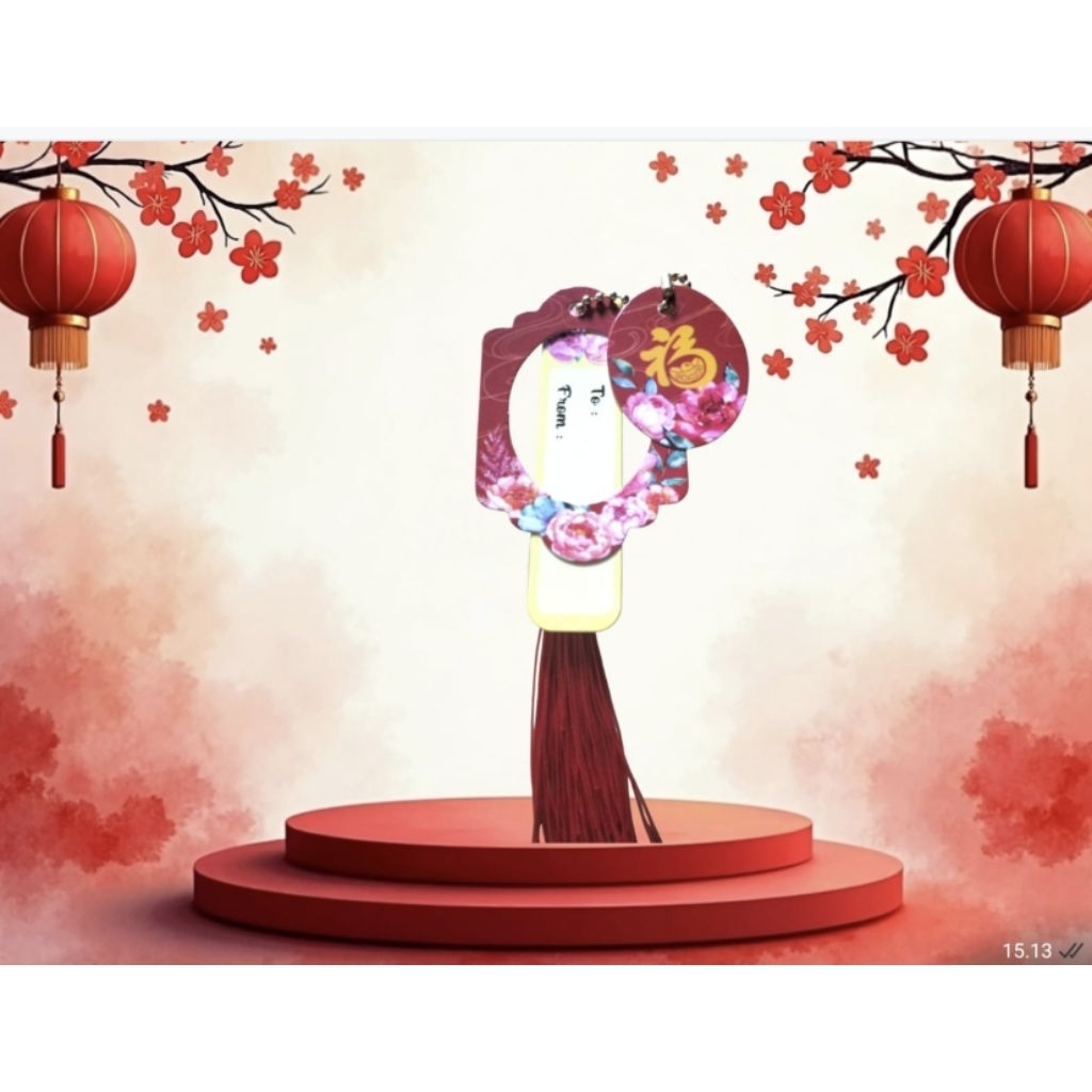 

Hangtag Imlek / Tag Tumpuk Imlek 4 Set