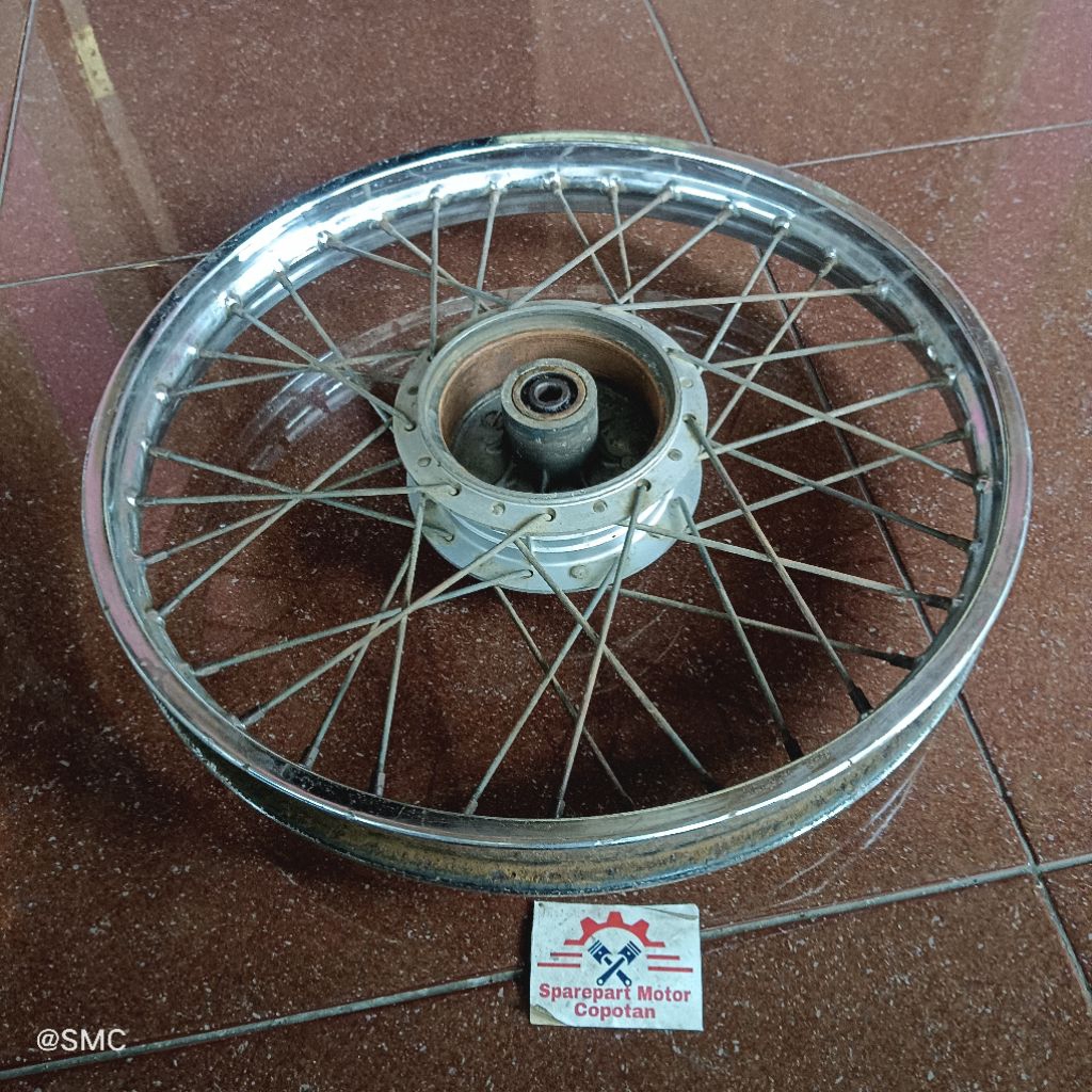 velg velek pelek pelg belakang suzuki smash shogun kebo shogun r 110 rc bravo ori