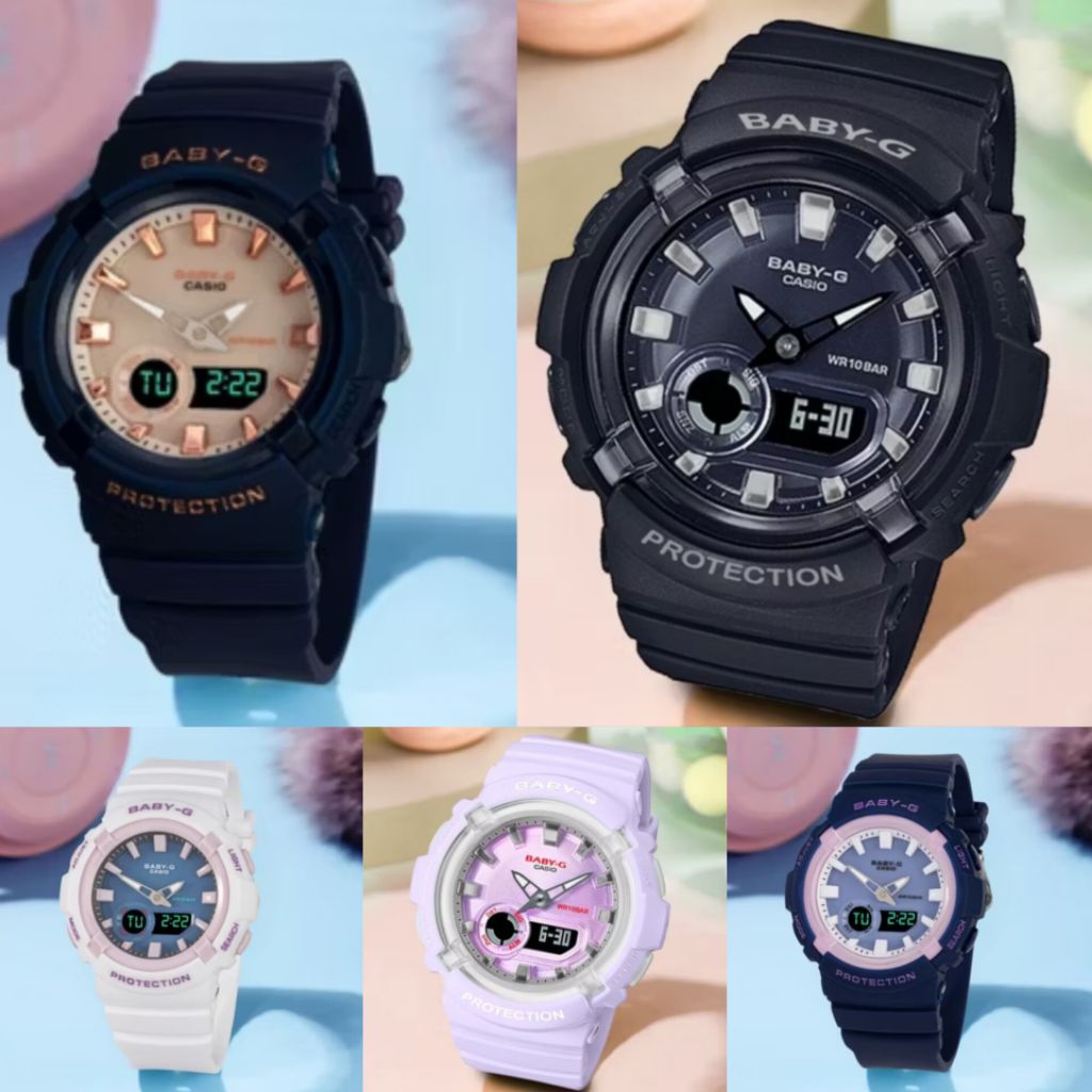 TERBARU ANTI AIR ..JAM TANGAN CASIO BABY G  ANAK SEKOLAH SD SMP ANAK PEREMPUAN / WANITA  WATER RESIS