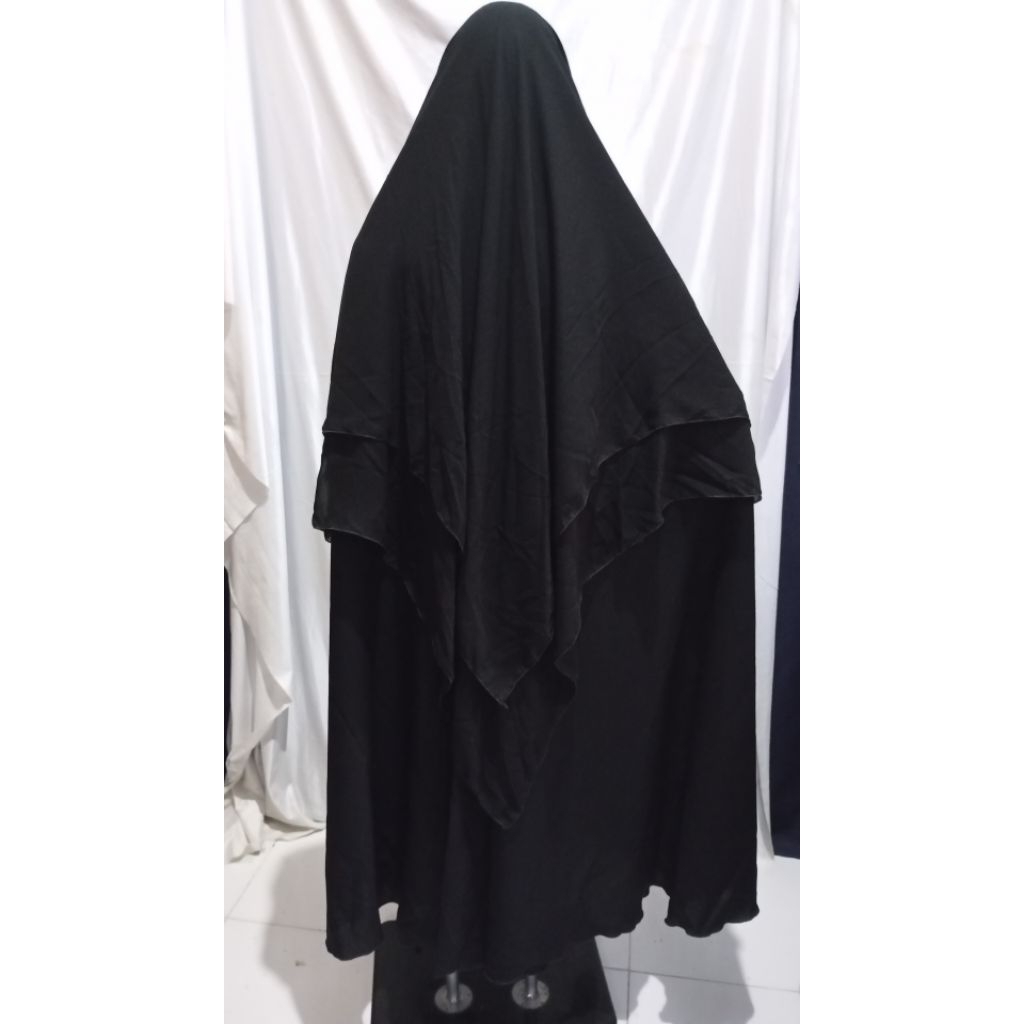 jilbab safar purdah lancip cadar lipit