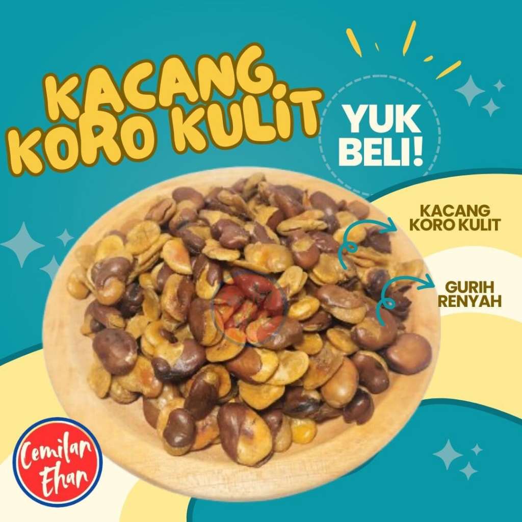 

Kacang Koro Kulit - 250gr Kacang Koro Kupas Kulit Kacang Koro