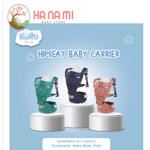 KURU Hip Seat baby carrier / Gendongan Bayi HipSeat Ergonomis