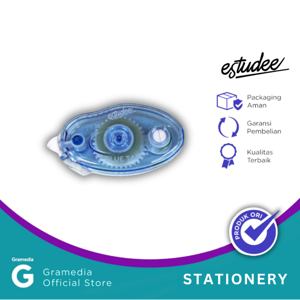 

Gramedia Pettarani - GLUE TAPE ESTUDEE BLUE SERI ES-G501