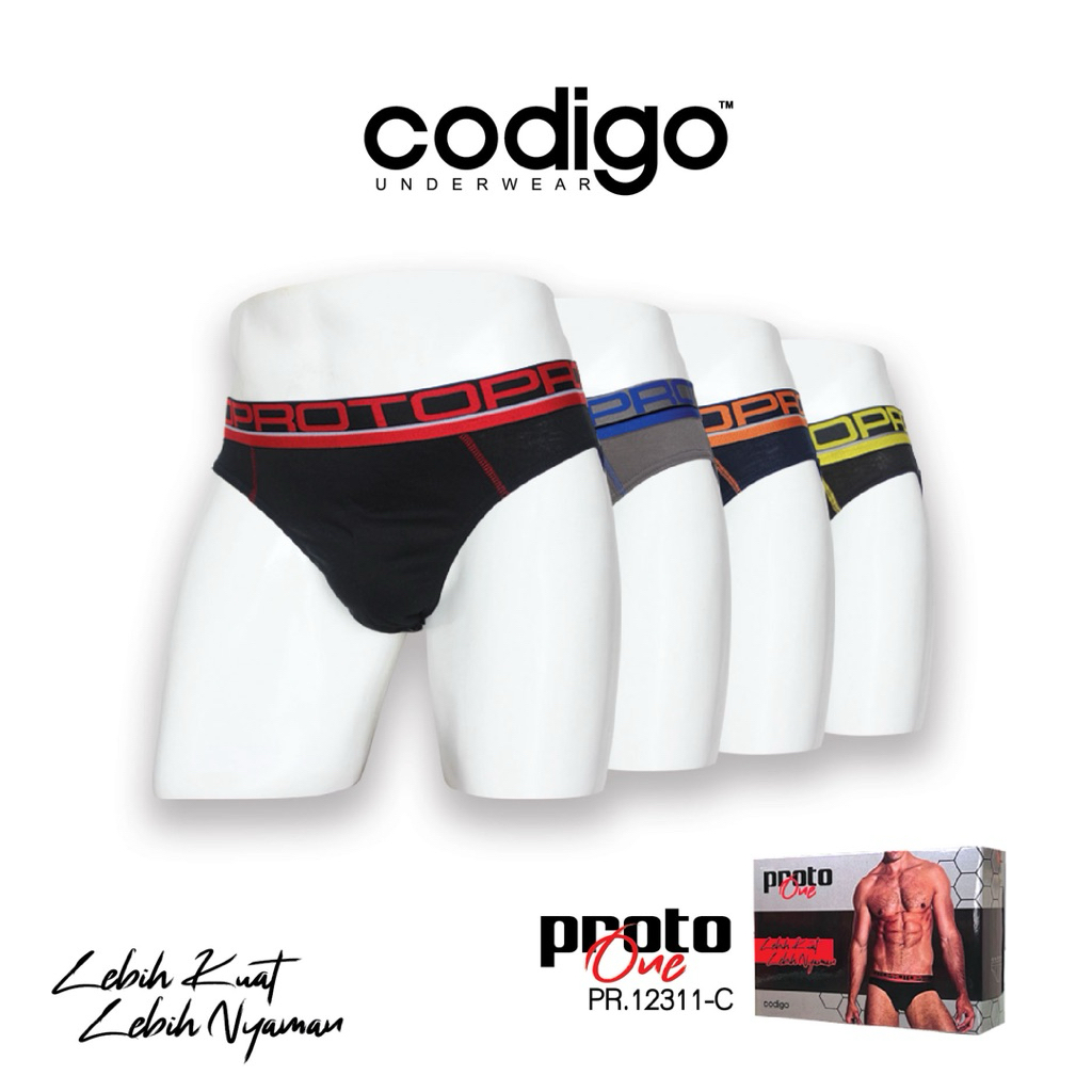 (3pcs) CD dewasa cowok celana dalam laki PROTO One PROTO Two by CODIGO