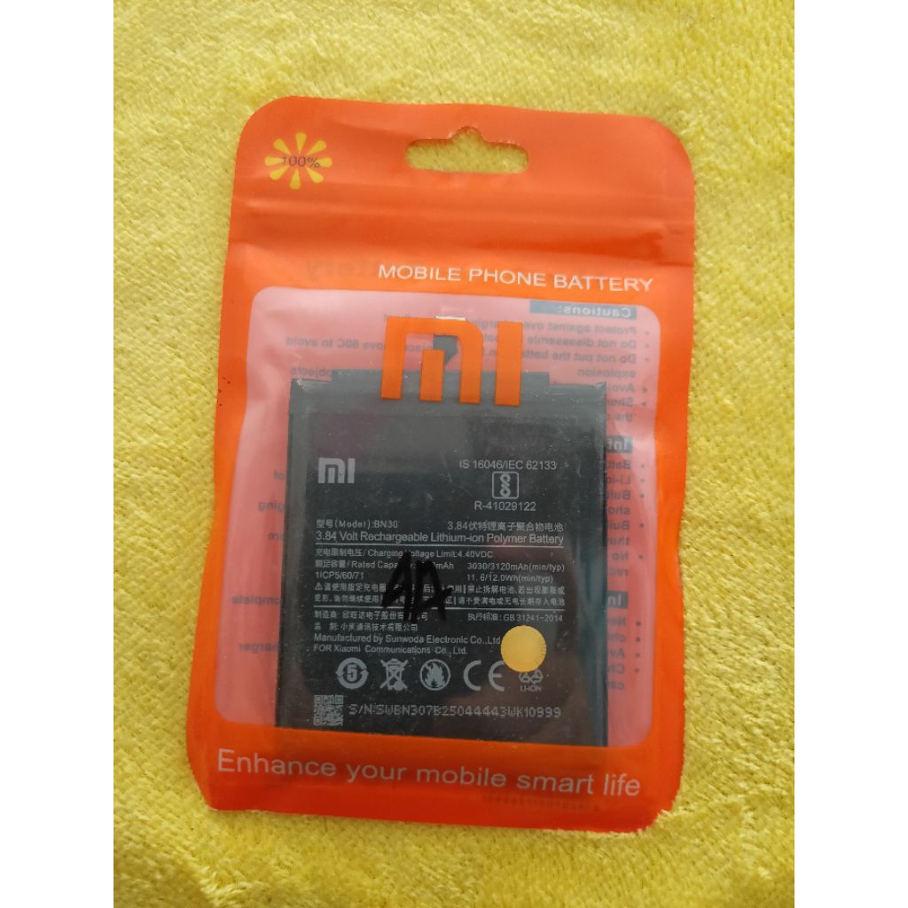 BATERAI REDMI XIOMI 4A BN30 ORIGINAL 100%