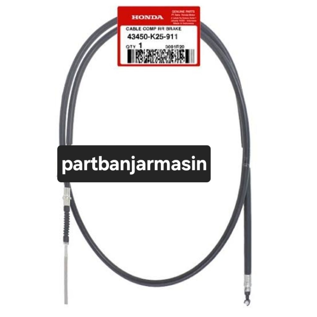 43450K25911 KABEL REM BEAT FI CBS KABEL REM BEAT 2013 CBS KABEL REM BELAKANG BEAT FI 2014 CBS KABEL 