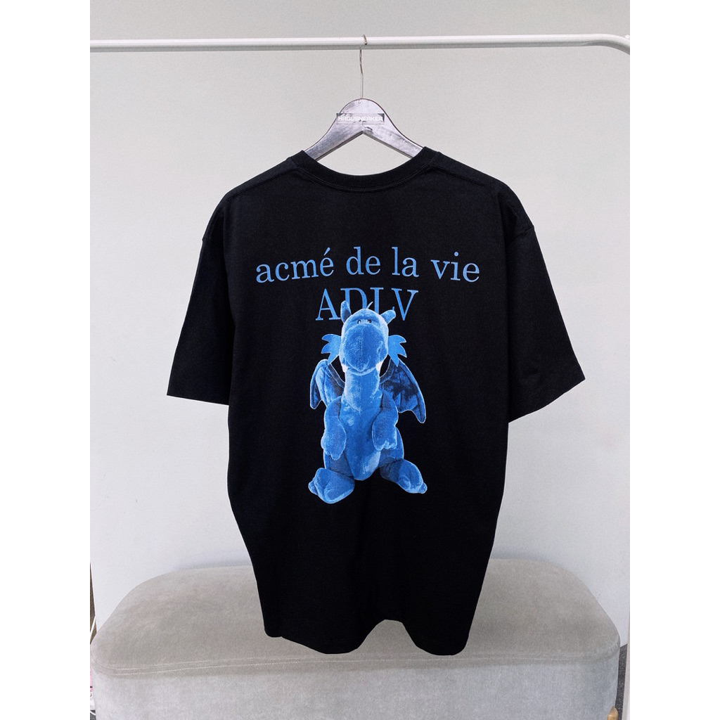 ADLV FUZY DRAGON ARTWORK SHORT SLEEVE TSHIRT BLACK 100% ORIGINAL