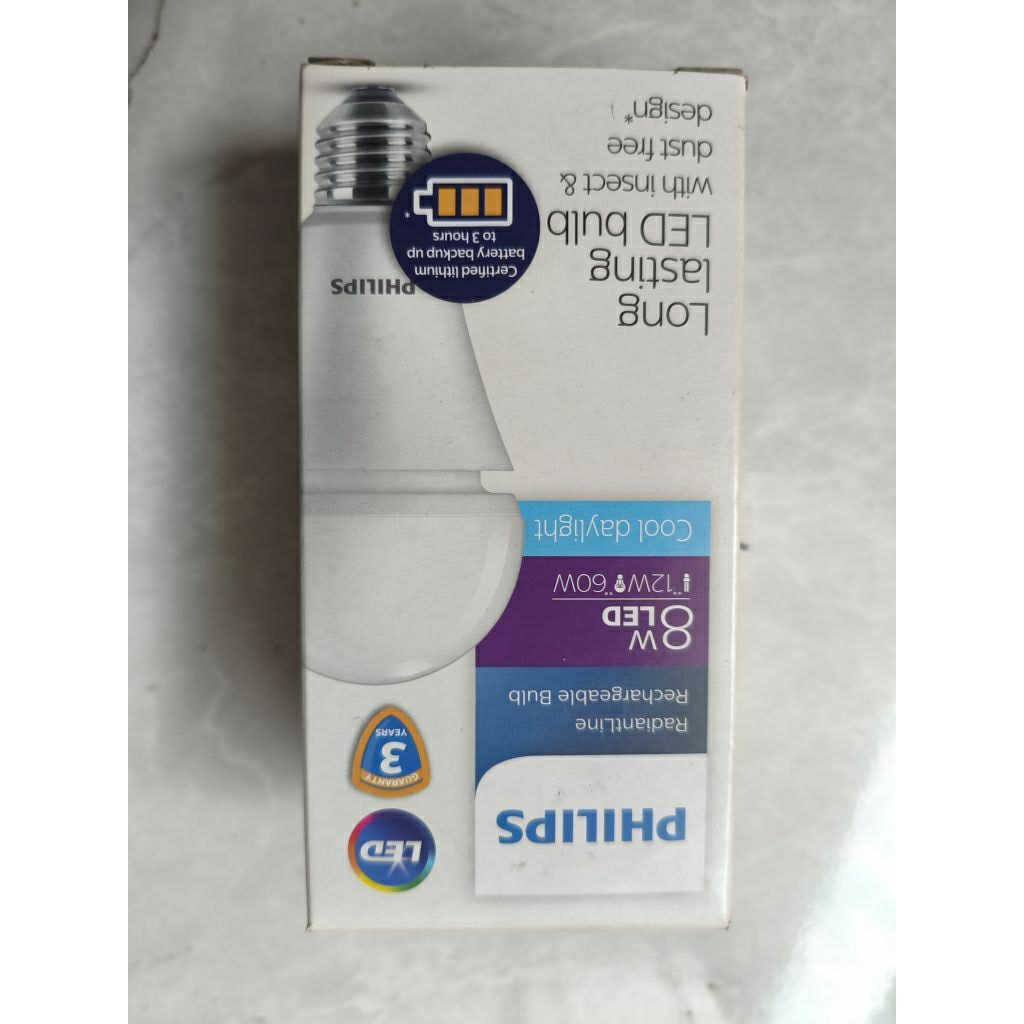 lampu Emergency  Philips 8watt