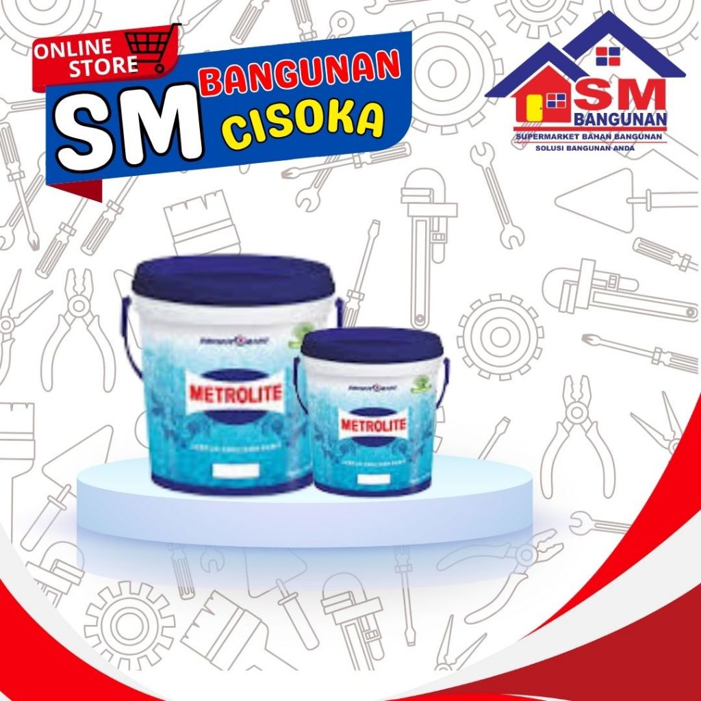 CAT TEMBOK METROLITE PUTIH