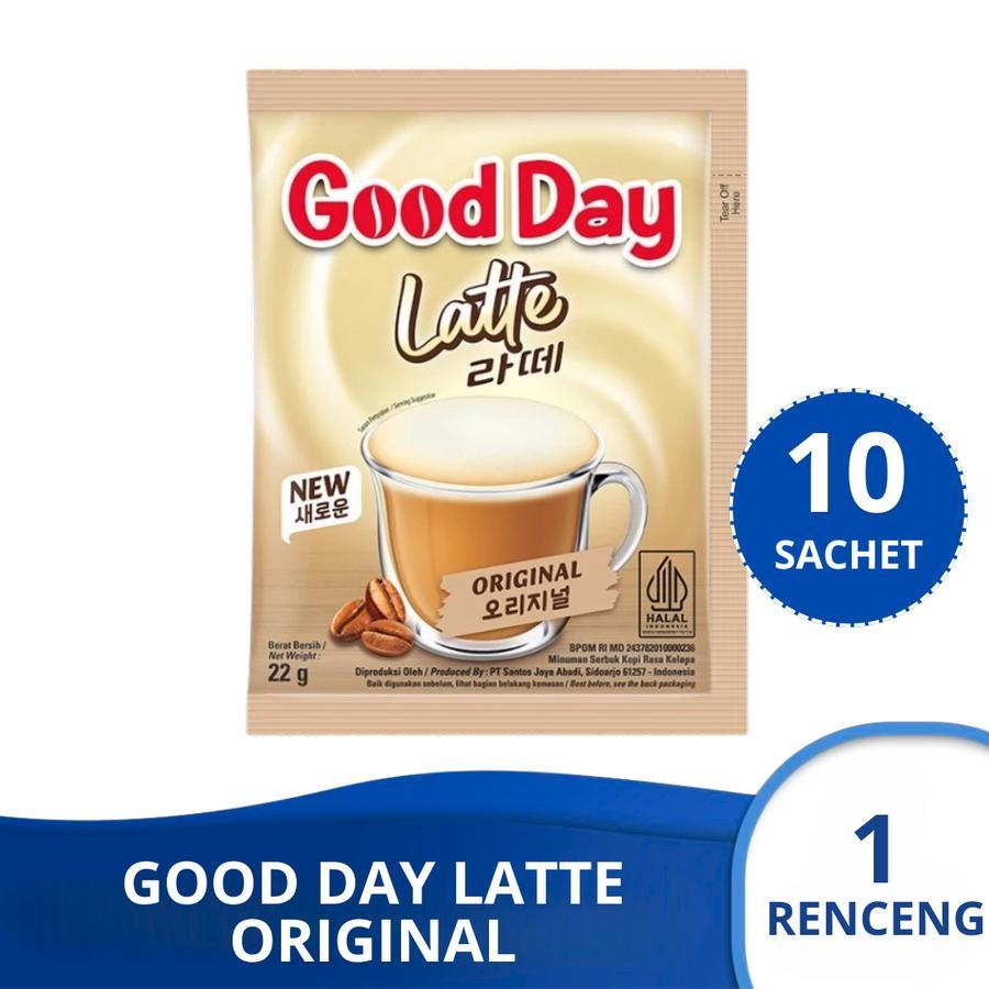 

KOPI GOOD DAY LATTE RCG 22gram 10pcs ORIGINAL