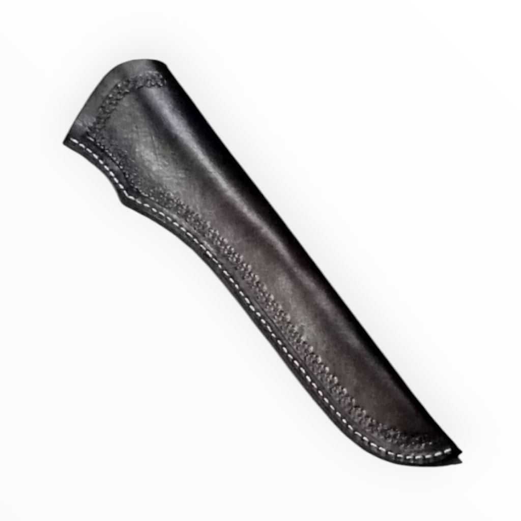 Sarung kulit buat pisau. (Serangka pisau) Kulit sapi Asli. Cocok untuk Bilah 18-23Cm