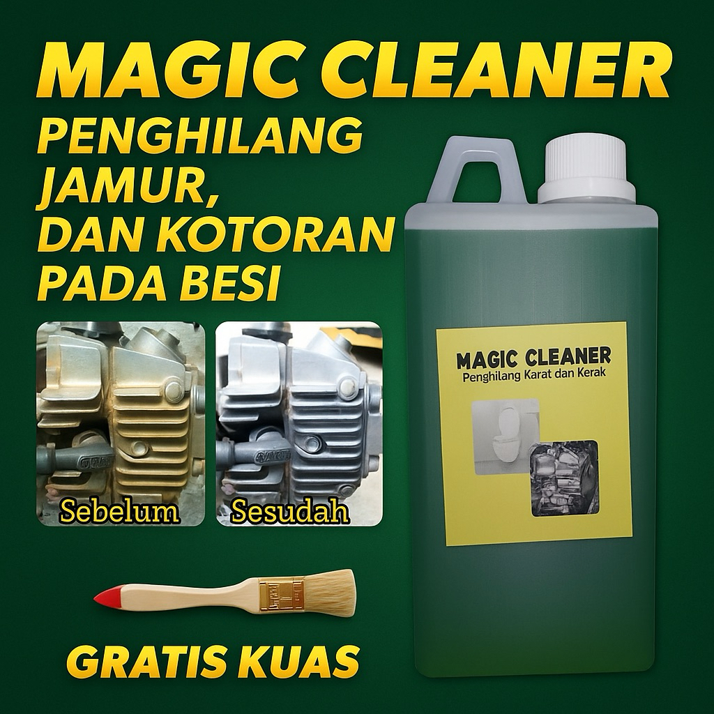 Pembersih Mesin Motor 1 Liter Magic Cleaner