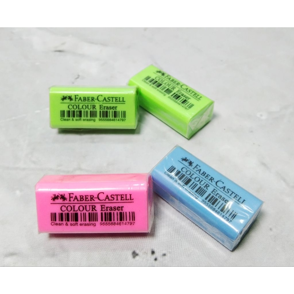

PENGHAPUS FABER-CASTELL / STIP WARNA FABER-CASTELL / ERASER WARNA - FABER-CASTELL