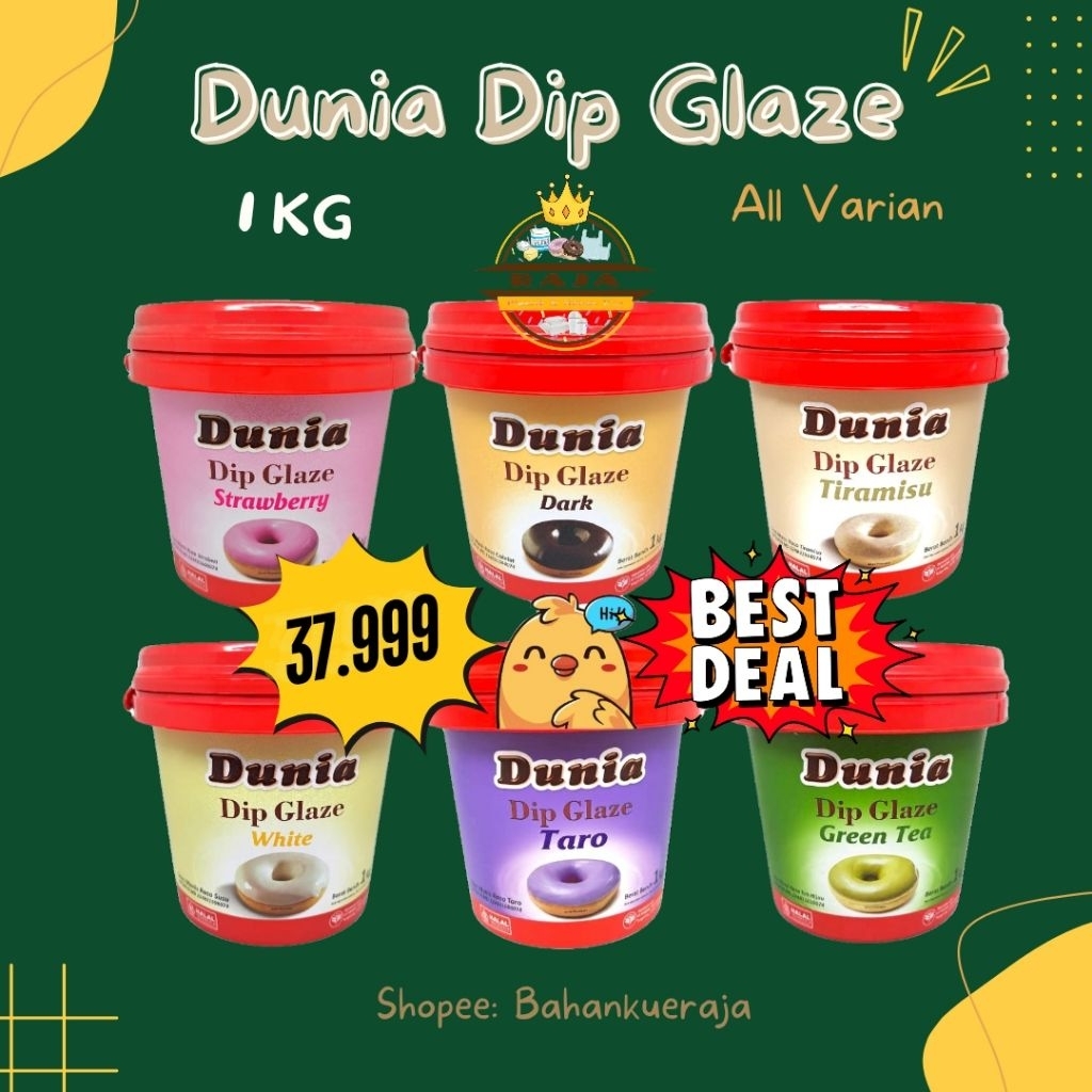 

Dunia Dip Glaze ECO 1 KG - All Variant