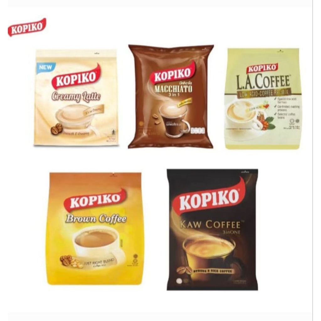 

coffee kopiko 3 in 1 | macchiatto | brown coffee | creamy latte | coffee kaw | low acid