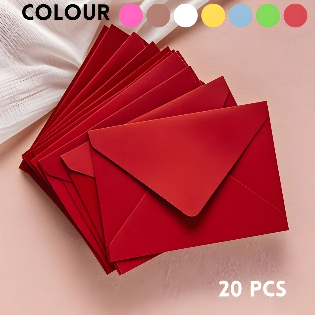 

(ISI 20) AMPLOP WEDING WARNA WARNI A5 A6 A7 A8 / ANGPAO IMLEK / AMPLOP KONDANGAN AESTHETIC