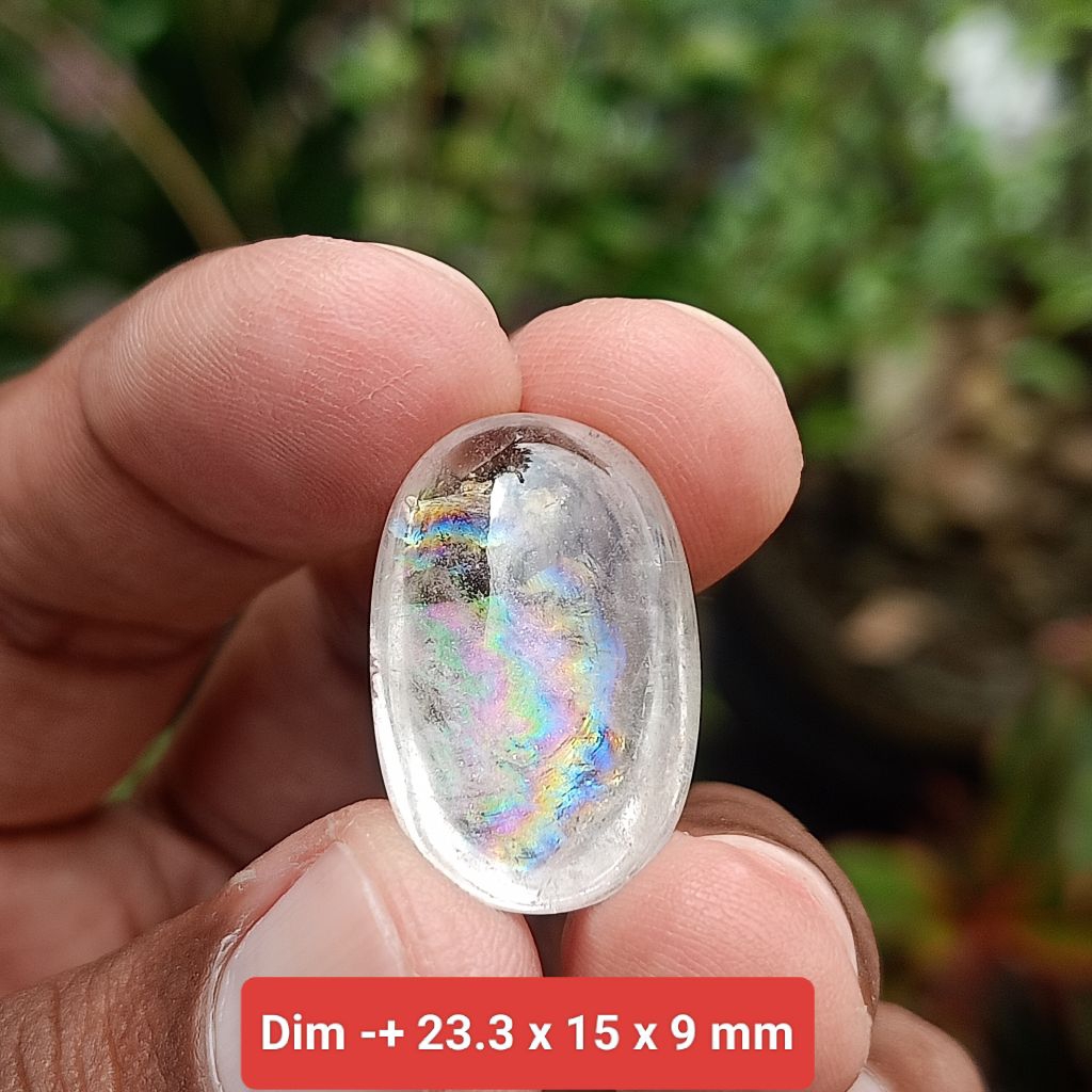 BATU KECUBUNG AIR PELANGI KALIMANTAN ( NATURAL QUARTZ )