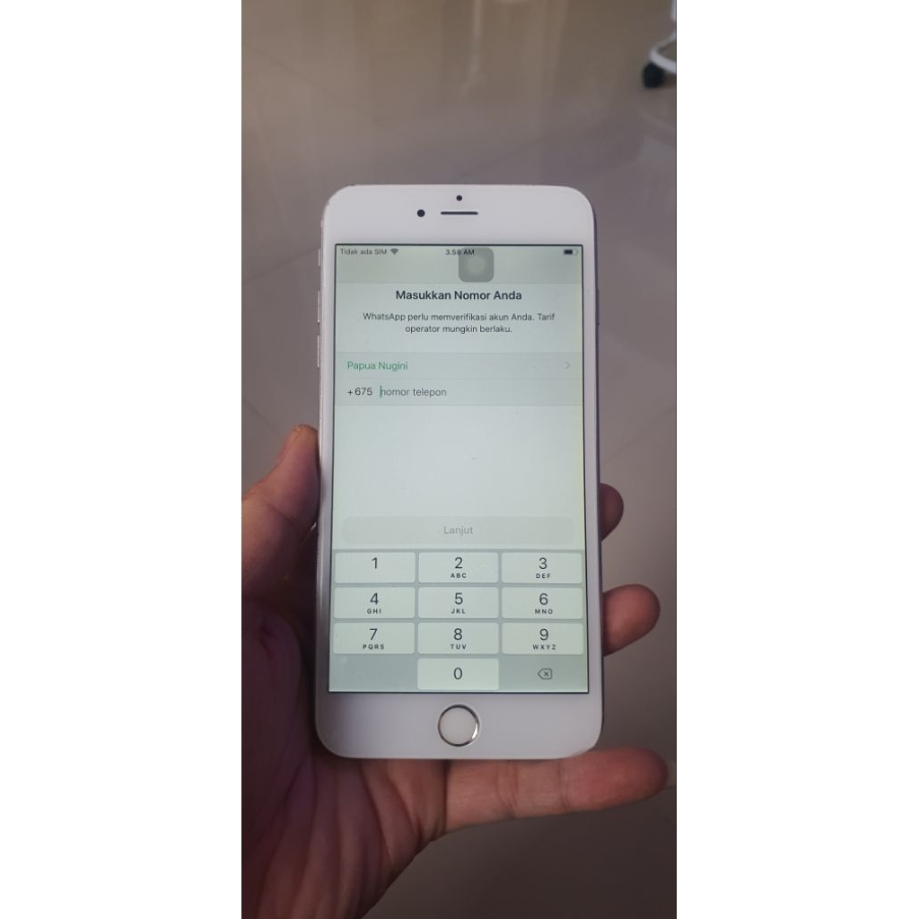 Iphone 6plus 64gb bukan bypass wifi only
