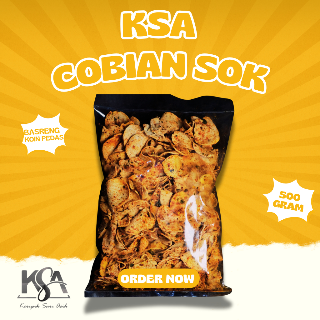 

Basreng Koin/Pipih/Bulat Pedas Daun Jeruk