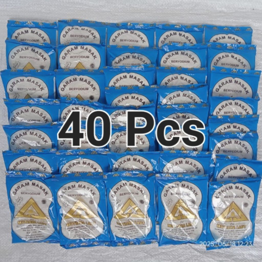 

( 40 pcs) Garam Masak Murah 100g Beryodium 1 ball (40 PCS)