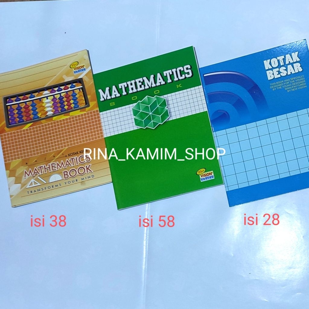 

Buku kotak matematika Vision