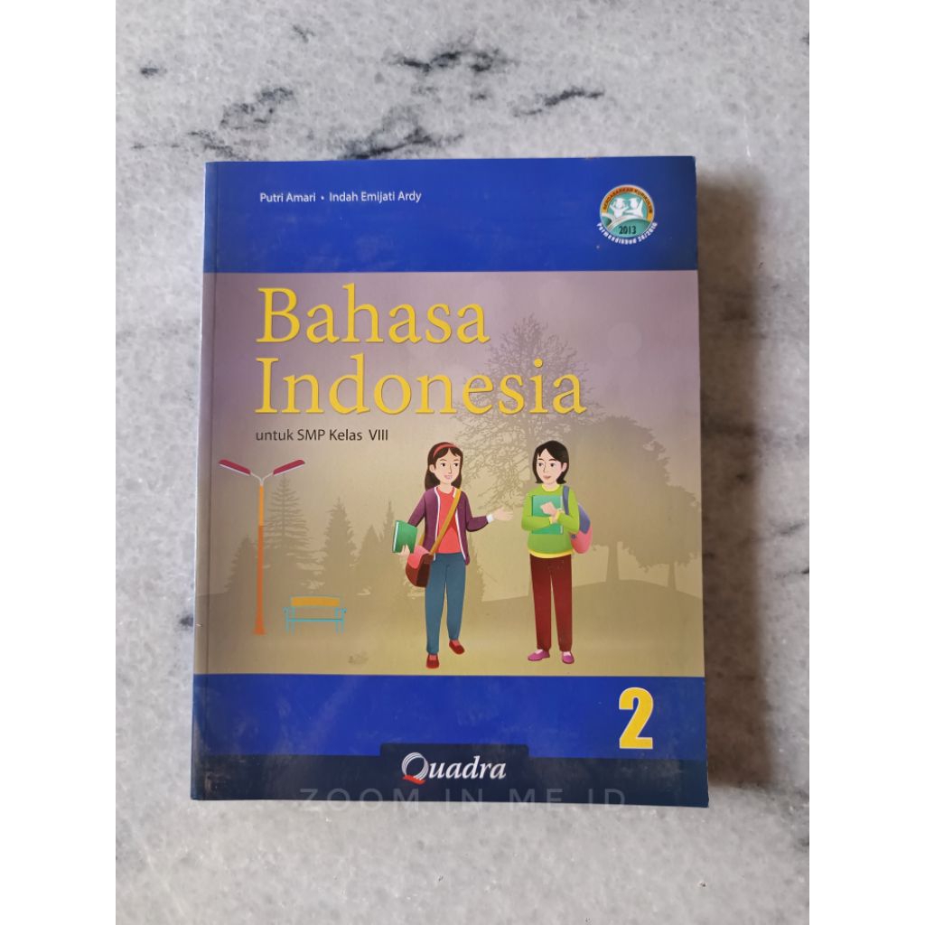 BUKU PELAJARAN BAHASA INDONESIA KELAS 8 SMP(baru)