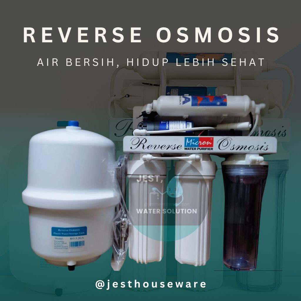 Reverse Osmosis | Mesin RO | RO 100 GPD | Filter Air Minum | RO Micron | Filter Air Minum Micron | F