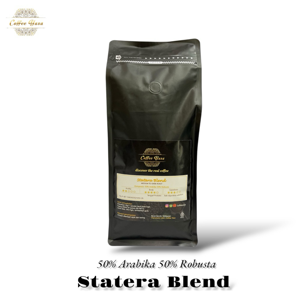 

Kopi Statera Blend 1Kg 50% Arabika : 50% Robusta