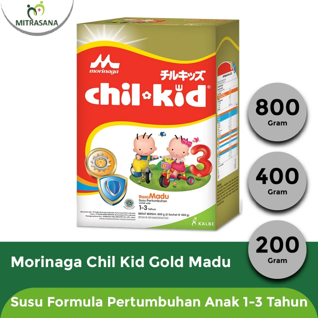

Morinaga Chil Kid Gold Madu 190g 390g 780g 985g - Susu Formula Pertumbuhan Anak 1-3 Tahun