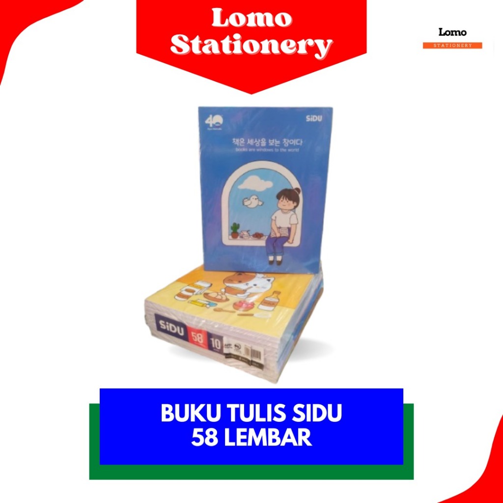 

Buku Tulis Sidu 58 Lembar (10 buku)