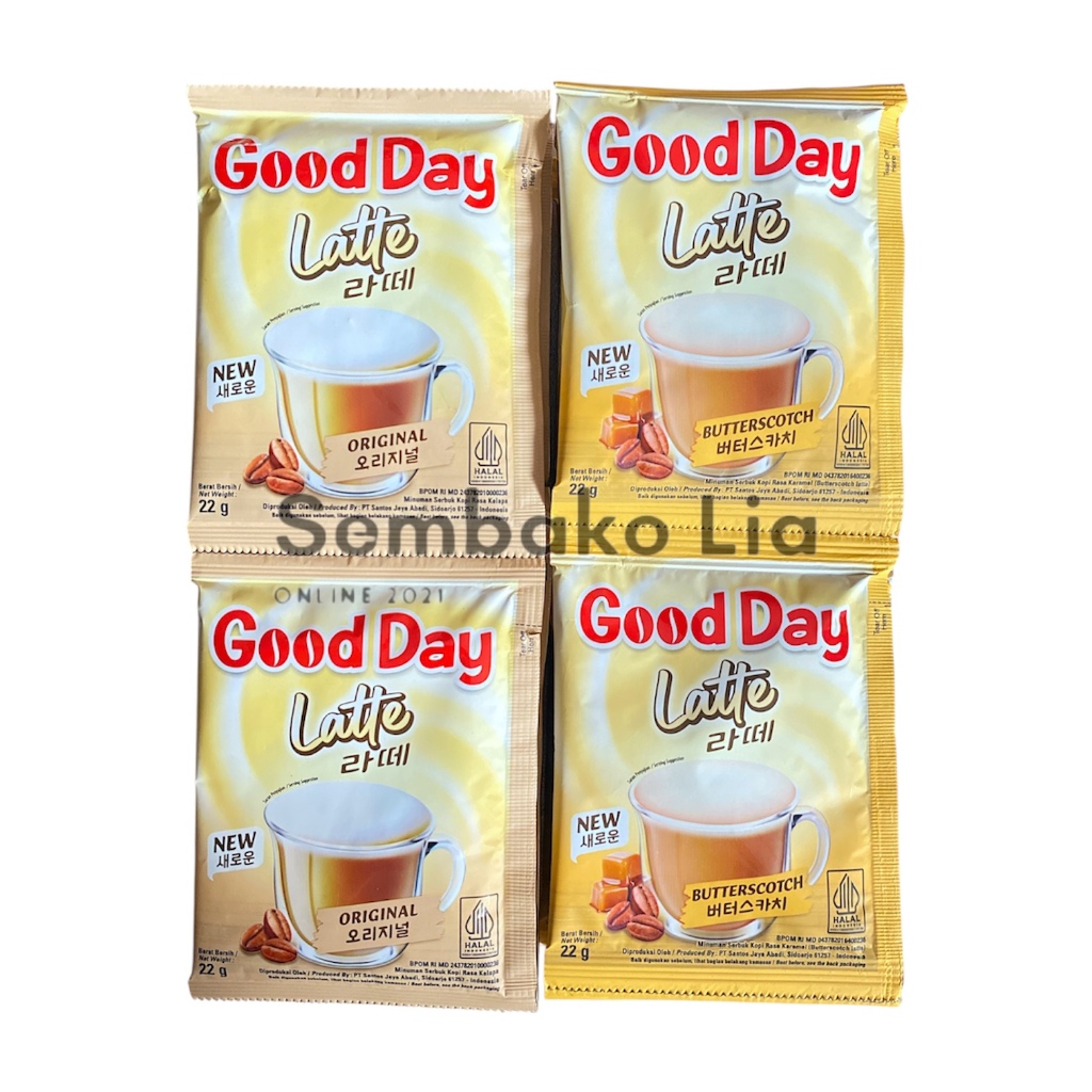 

Good Day Latte Renteng Isi 10pc Sachet Instan GOOD DAY PERFECT KOREAN LATTE 22 Gram