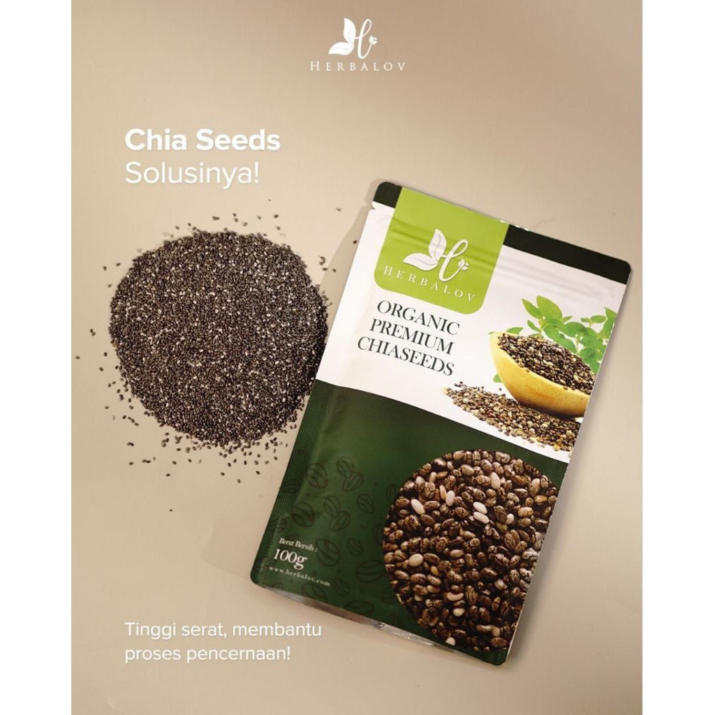

[Herbalov] Chia Sheeds 100% Organic dan Premium