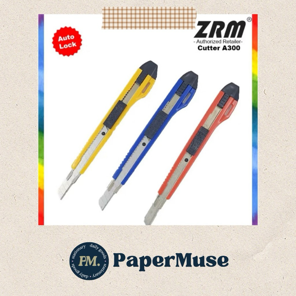 

Cutter ZRM A300 – Pisau Cutter Serbaguna Tajam untuk Kantor dan Kerajinan