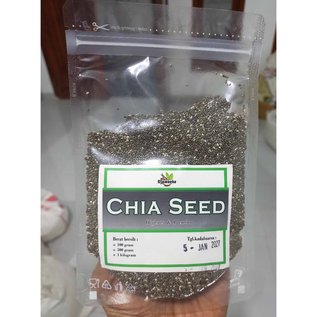 

Chia seed 100 gram/ biji chia seed organik premium