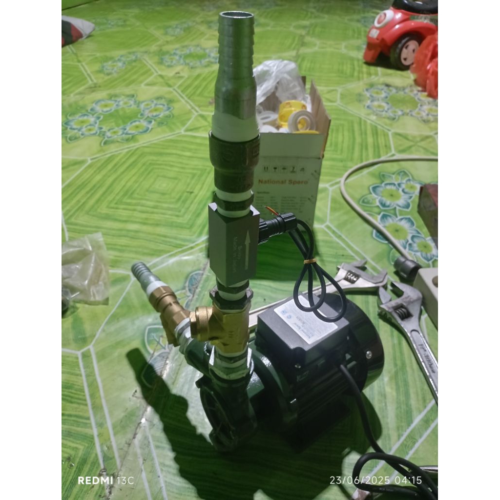instalasi pompa pom mini