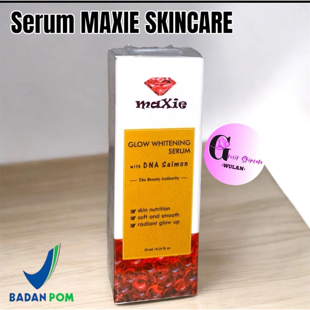 Serum MAXIE DNA SALMON 10ml Maxie Skincare Bpom Mencerahkan Kulit