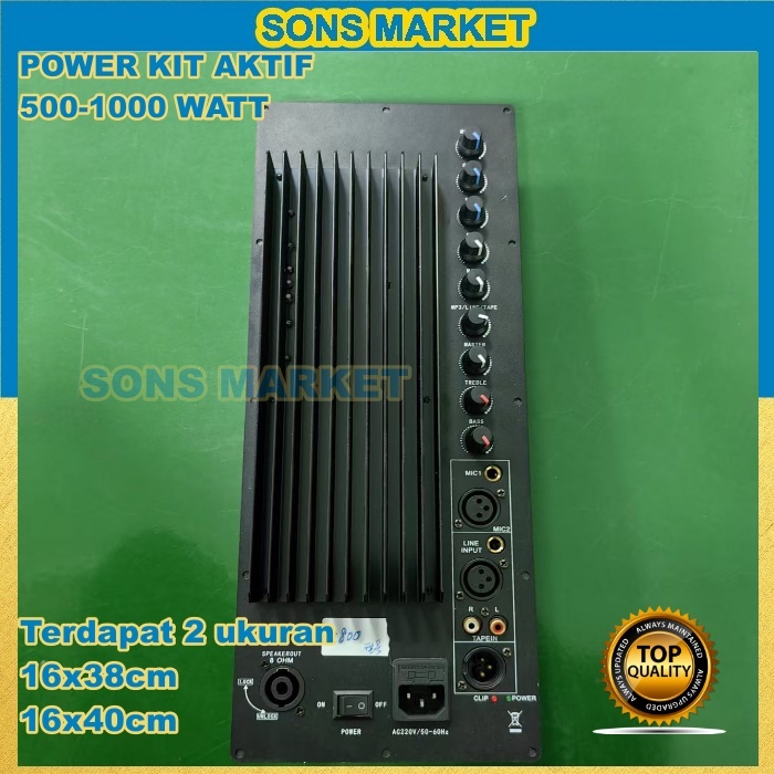 POWER KIT MESIN SPEAKER AKTIF 12 15 inch 1000-1500 Watt 16x38 16x40