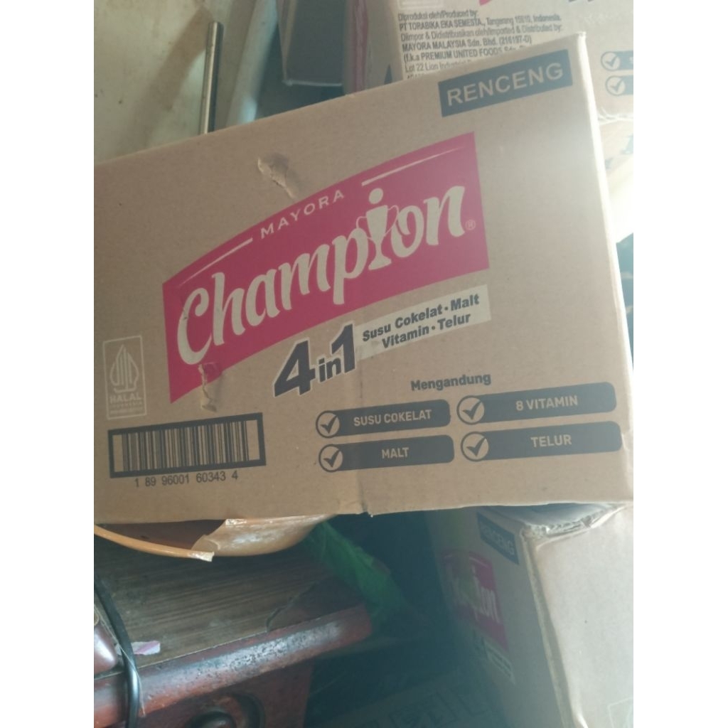 

Susu coklat Champion 4 in 1 (kartonan)