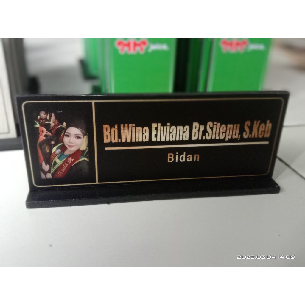 

Shaneva Papan Nama Tanda Meja Custom