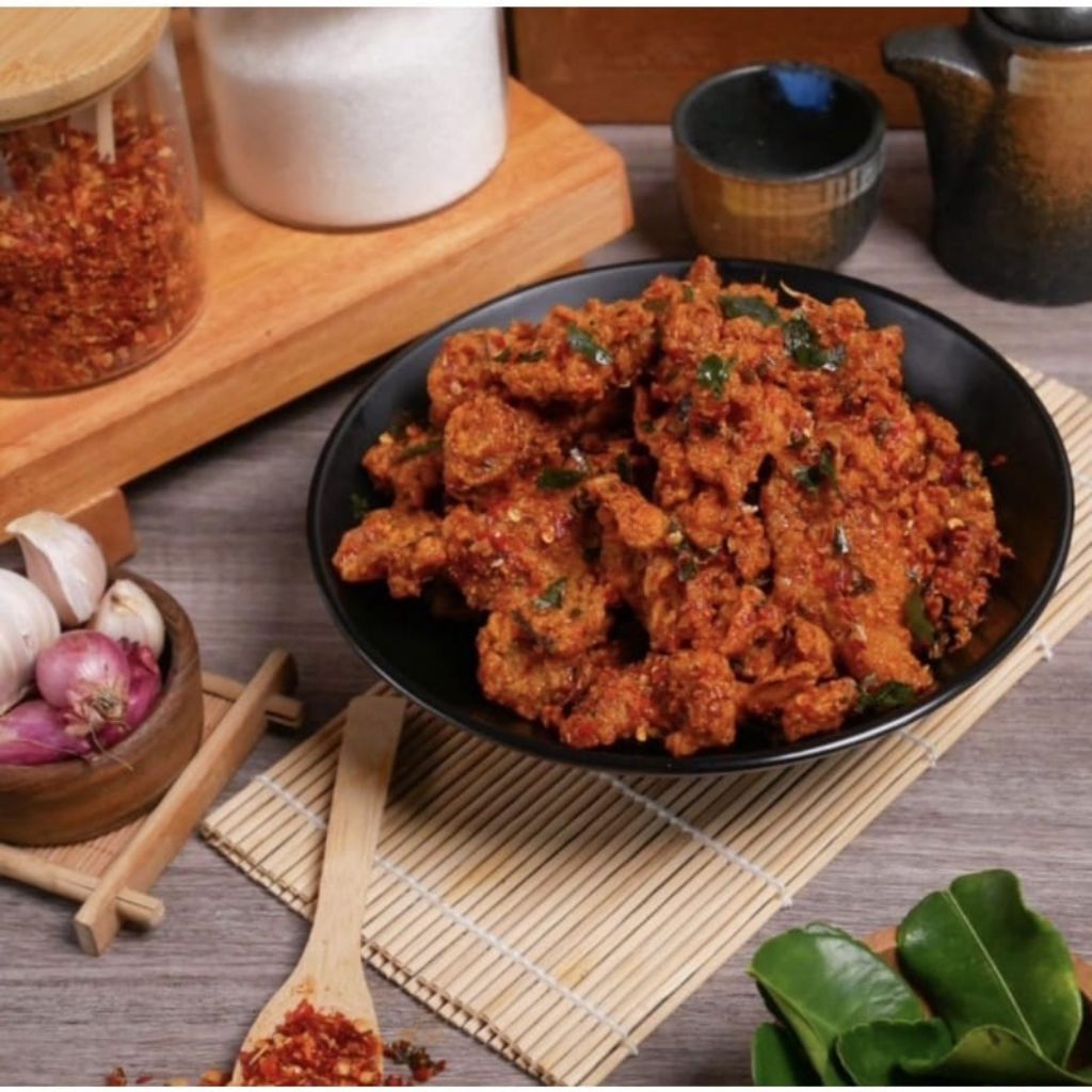 

Kulit Ayam Crispy Pedas Daun Jeruk