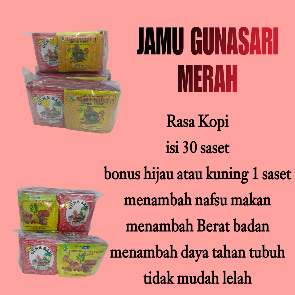 

GS rasa kopi harga perpack isi30