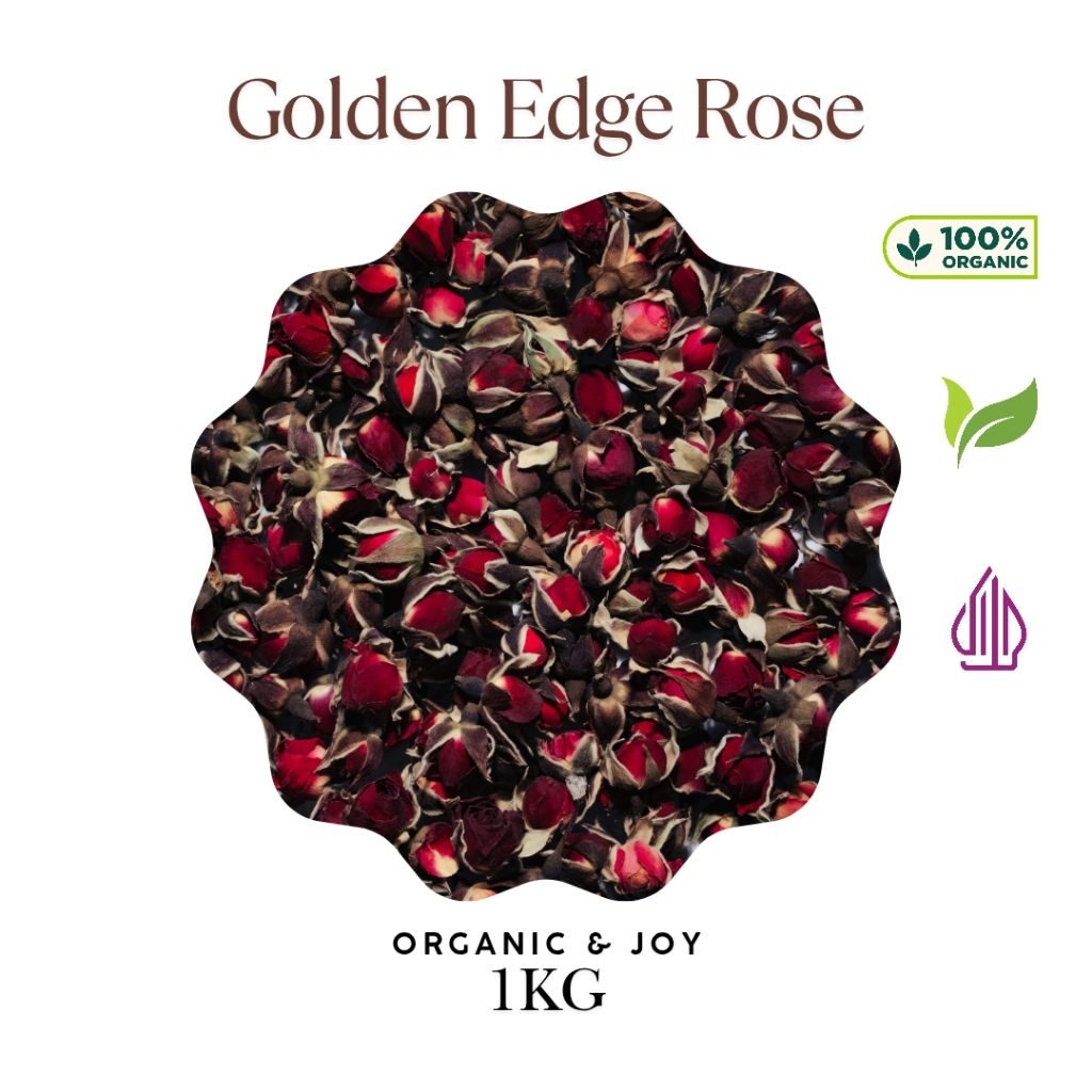

Golden Edge Rose Tea/ Teh Kuncup Mawar Golden Edge